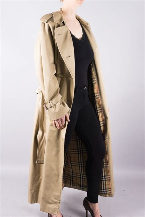 80s burberry trench coat|vintage burberry trench coat women's.